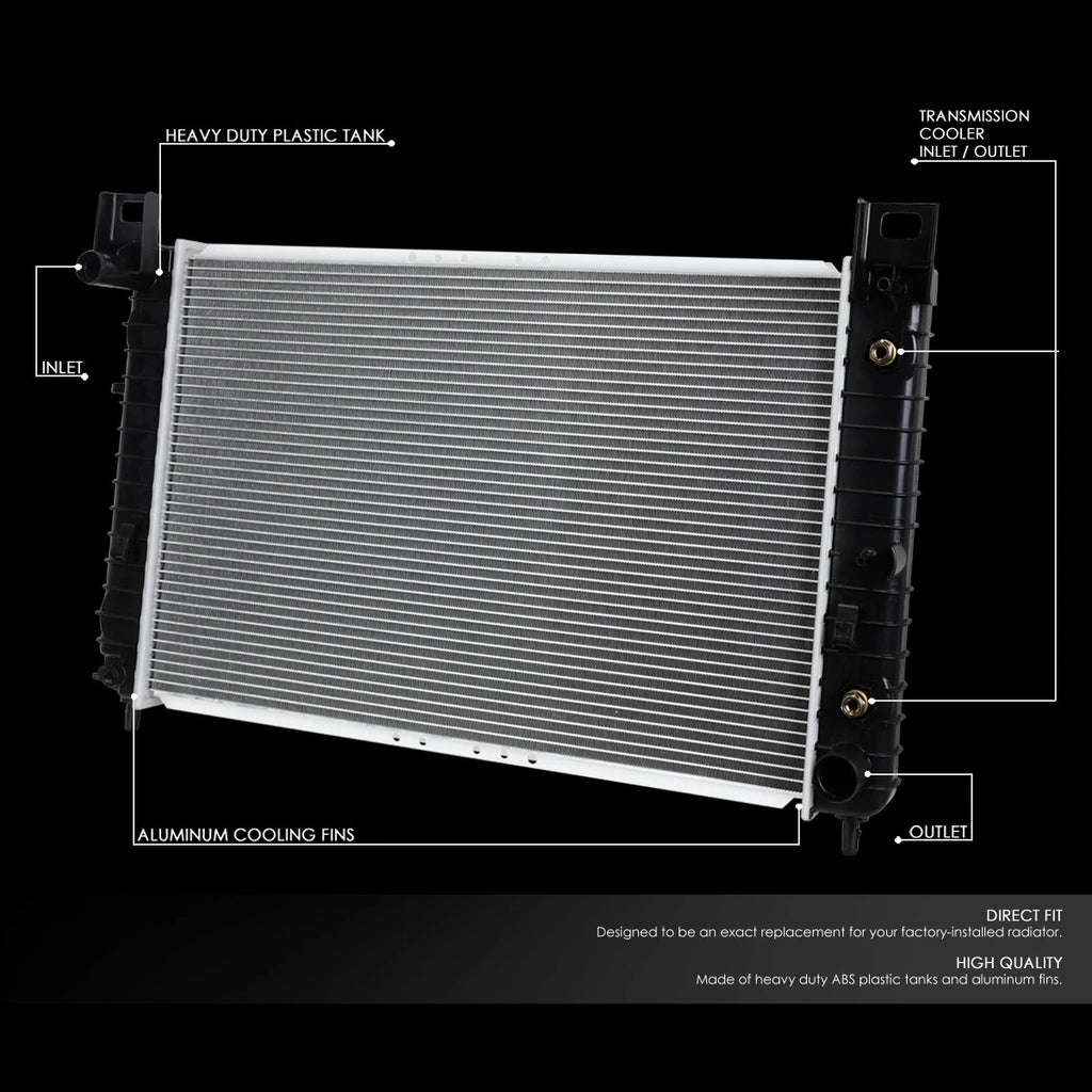 28" Aluminum Core Radiator for Silverado Sierra Suburban Yukon (1999–2007) DPI 2334