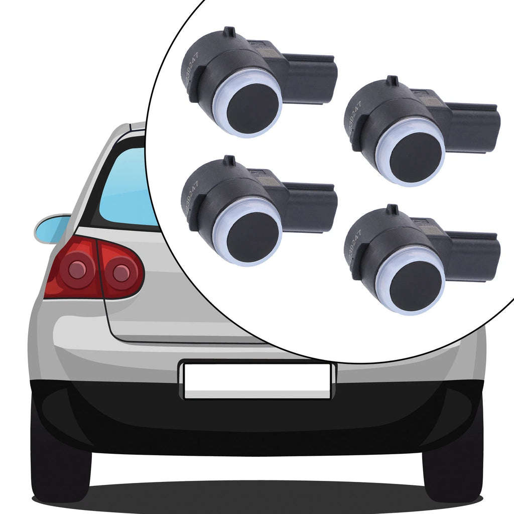 Set of 4 Rear Bumper Park Assist Object Sensors for Buick (ABS 15239247, 25961317)