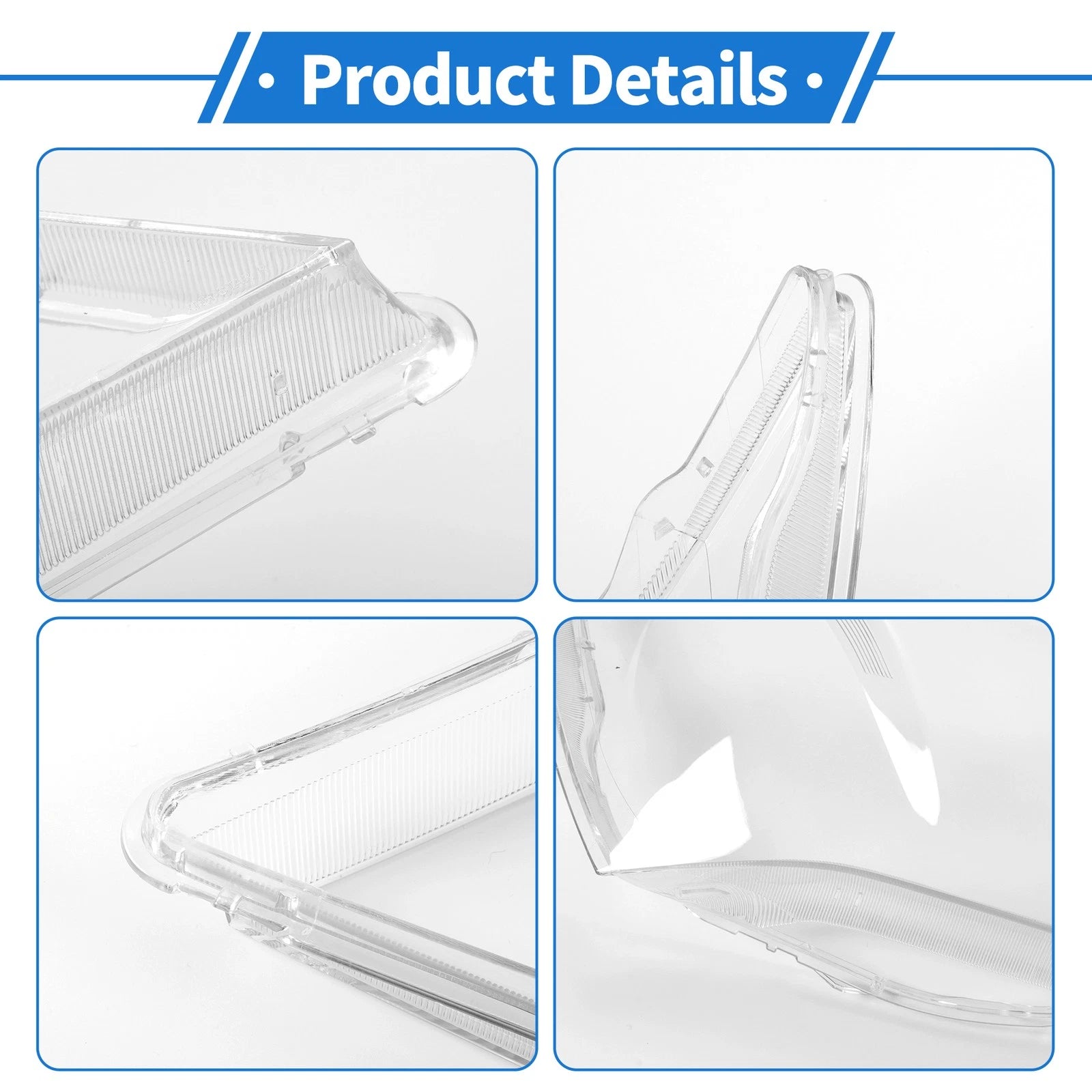 Headlight Lens Cover for Honda Acura (2007–2013) PC Clear
