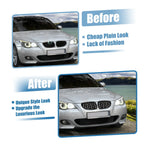 1 x Front Hood Bumper Grille Grill Diamond Star for BMW 5 Series (2004 - 2009)