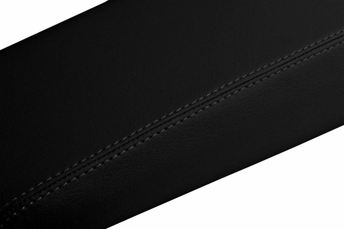 Leather Console Lid Armrest Cover for Dodge Charger (2008–2010) Black