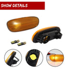 2X Amber Front Side Marker Lights for Subaru Impreza (1993–2001)