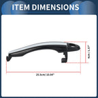 Front Left Door Handle for Hyundai Azera (2006–2011) 1 Pcs