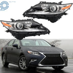 Set of 2 Headlights for Lexus ES350 ES300H (2016–2018) LED DRL Projector