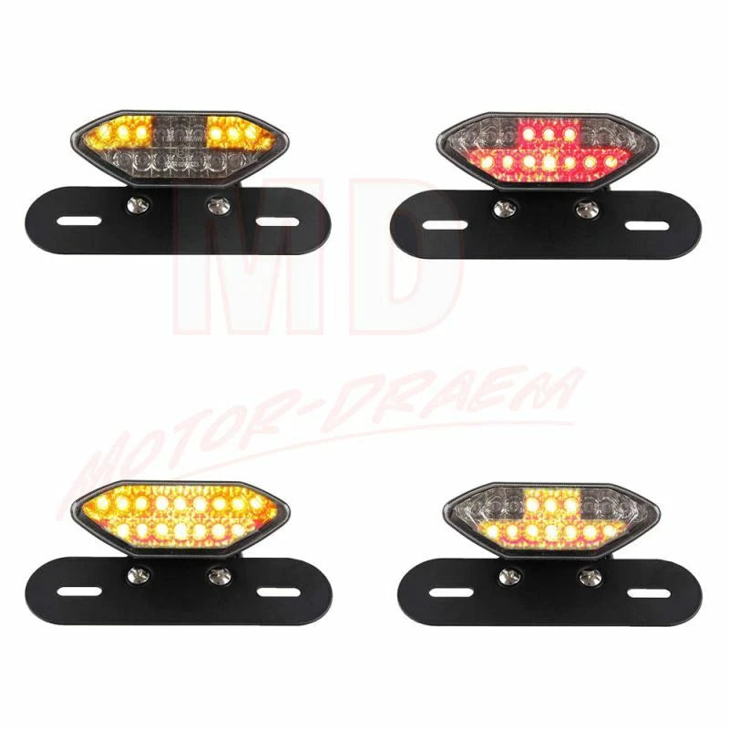 LED Stop Brake License Plate Tail Light for Universal Motorcycle (All Years)