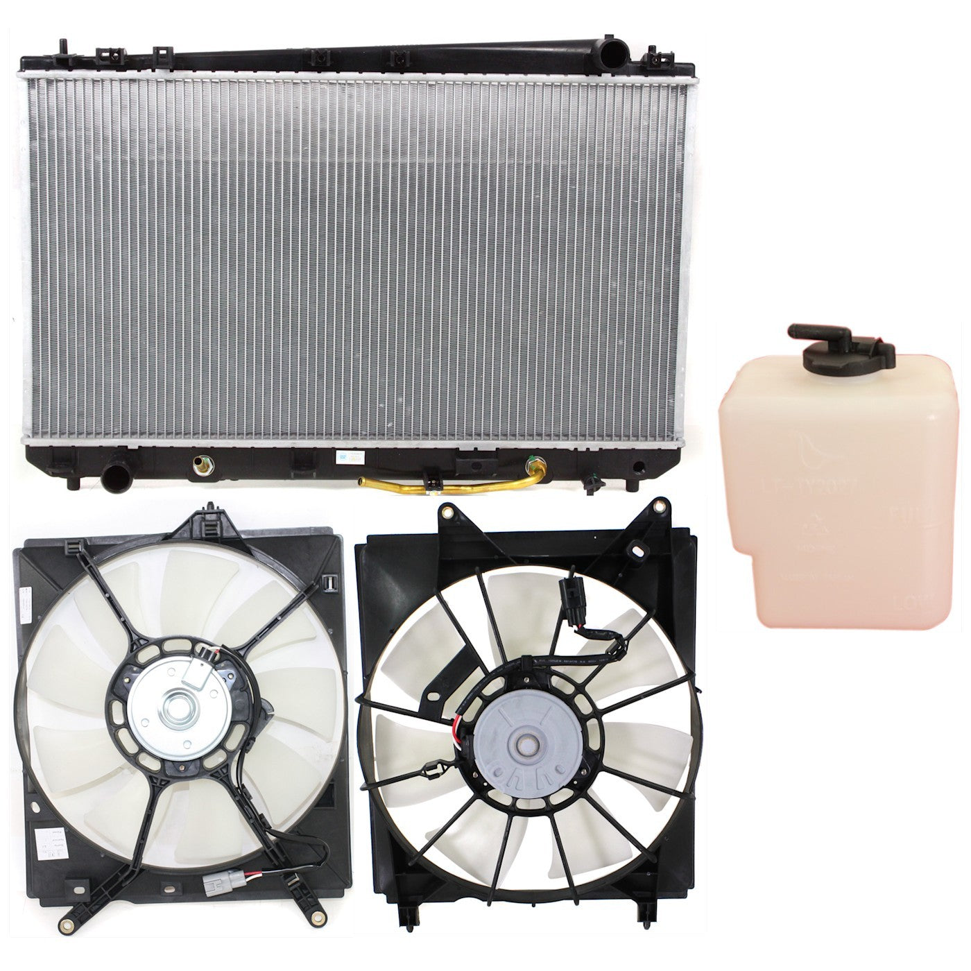Radiator Kit for Toyota Avalon (2000–2004) - 2 Cooling Fans, 1 Reservoir