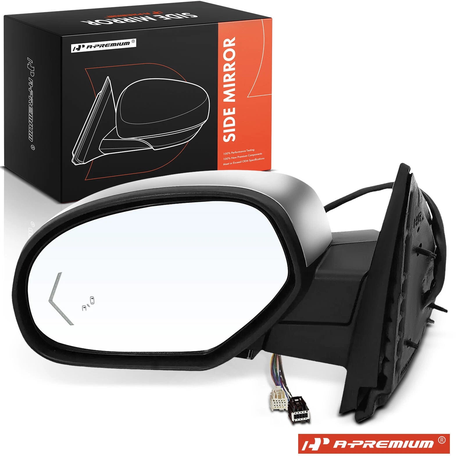 Power Fold Blind Spot Driver Mirror for Chevy Tahoe GMC Yukon (2007–2014)
