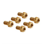 6pcs M6x20mm Titanium Torx Head Flange Bolts for Bike Motorcycle