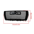 Set of 7 Gloss Black Grille Hood Trim Molding for GMC Yukon/XL Denali (2021–2023)