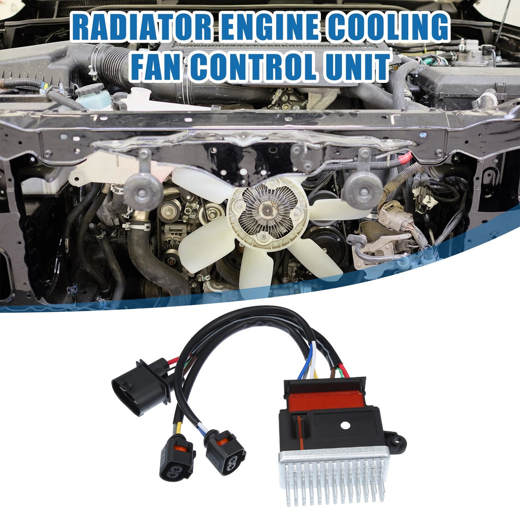 Radiator Engine Coolant Fan Control Unit 8K0959501H for Audi A4 (2009–2016)