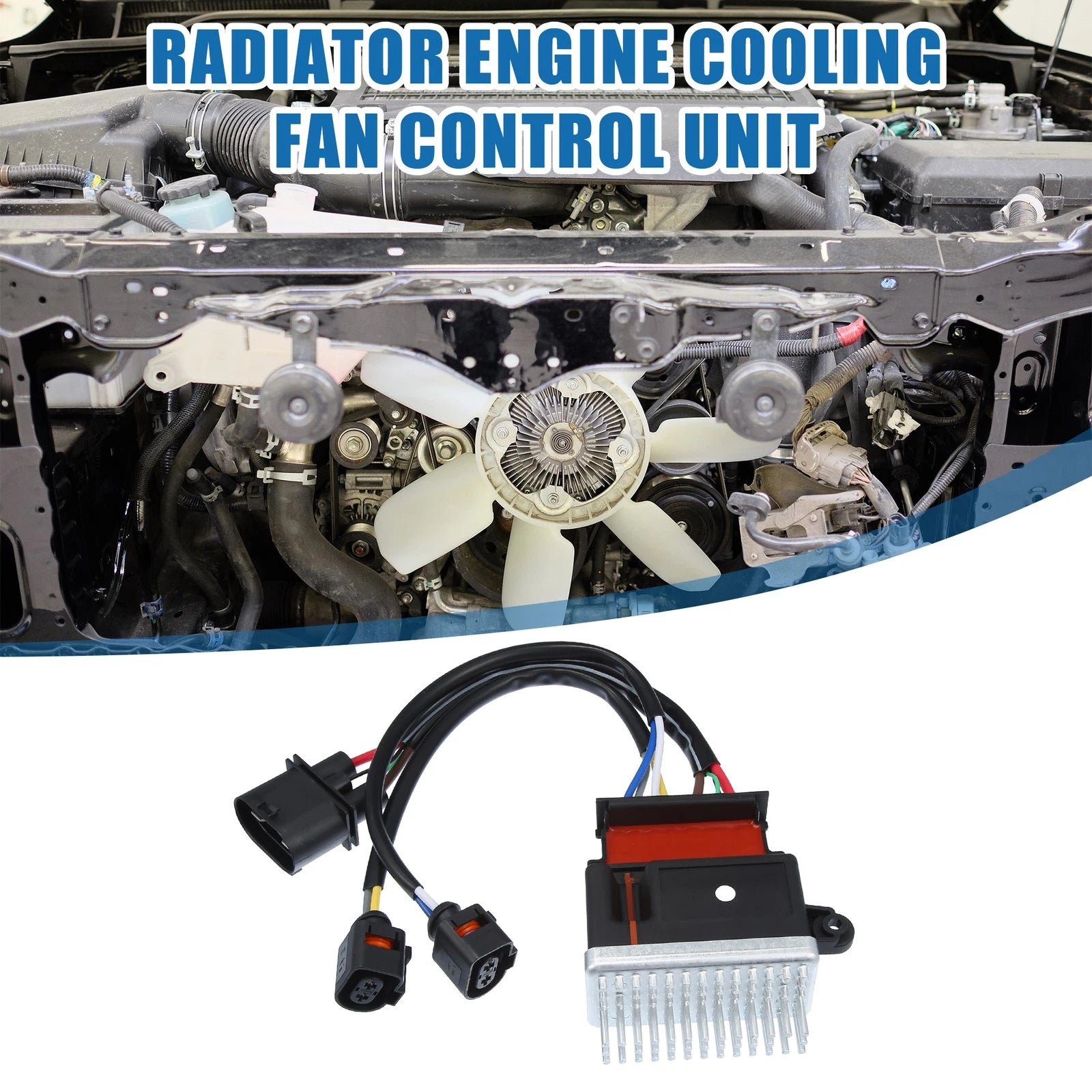 Radiator Engine Coolant Fan Control Unit 8K0959501H for Audi A4 (2009–2016)