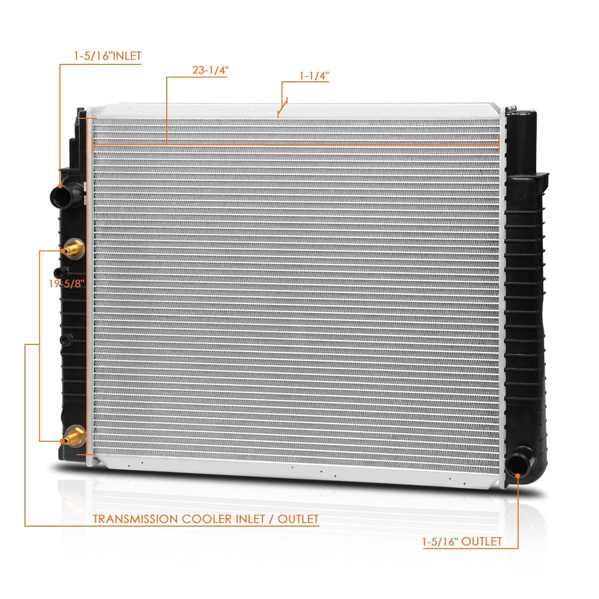 Aluminum Core Radiator for Volvo 940/960/V90/S90 (1992–1998) DPI-1738