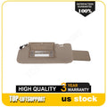 Left Tan Sun Visor with Lamp for Nissan Murano (2006–2008)