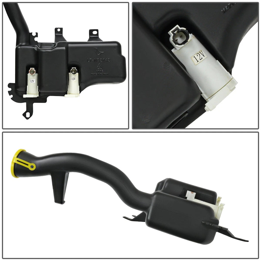 Windshield Washer Fluid Reservoir Tank Bottle w/Cap+Pump for Nissan Xterra (2000–2001)