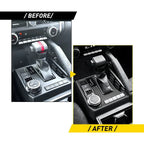 Carbon Fiber Console Gear Shift Panel Cover for Toyota Tacoma (2024–2025)