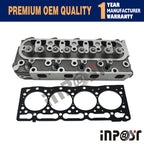 Cylinder Head with Head Gasket for Kubota V1505 (1990–1999)