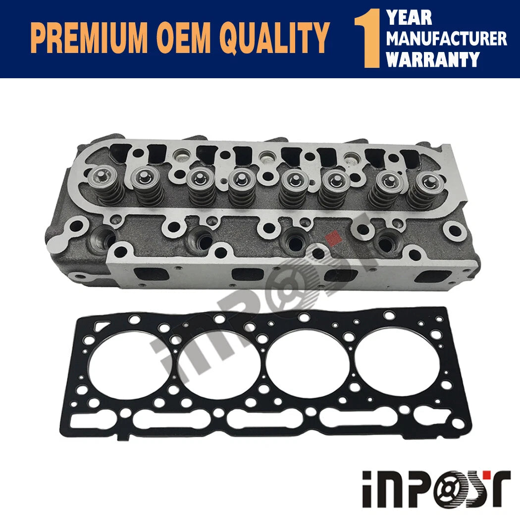Cylinder Head with Head Gasket for Kubota V1505 (1990–1999)