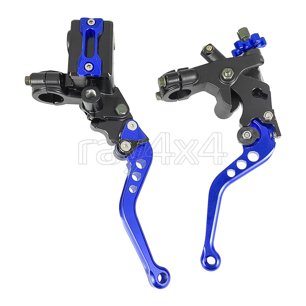 Set of 2 CNC Brake Clutch Master Cylinder Levers for Universal Motorcycles