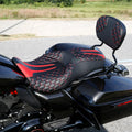 Rider Passenger Seat Backrest Sissy Bar for Harley Street Road Glide (09-23)