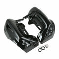 Black Lower Vented Fairing Engine Guard Crash Bar for Harley Road King (09-13)