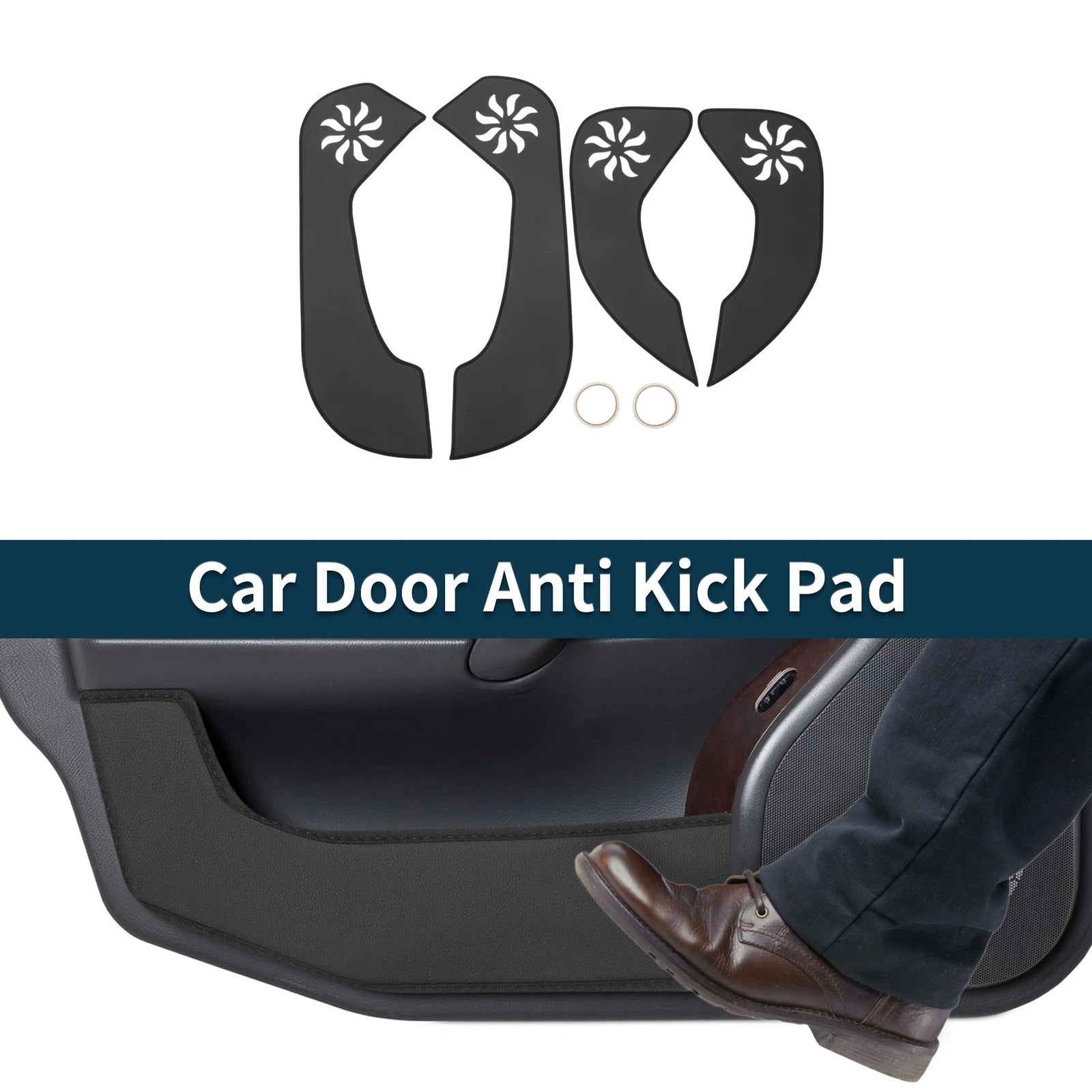 Set of 1 Car Door Anti Kick Pad Sticker Protector for Kia Rio (2011–2015)
