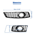 Pair P0807682J Fog Light Grille Covers for Audi A3 8P (2009–2013)
