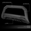 Front Bumper Bull Bar Grill Guard for Ram 1500 (2009–2022)