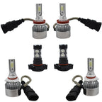 2X LED Headlight + Fog Light Set for GMC Sierra 1500 2500 3500 (2007-2013)