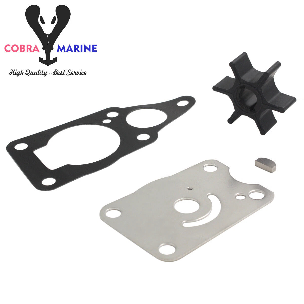 Water Pump Impeller Service Kit for Suzuki DT4 DT5 (1979–1985) 17400-98652, 18-3260