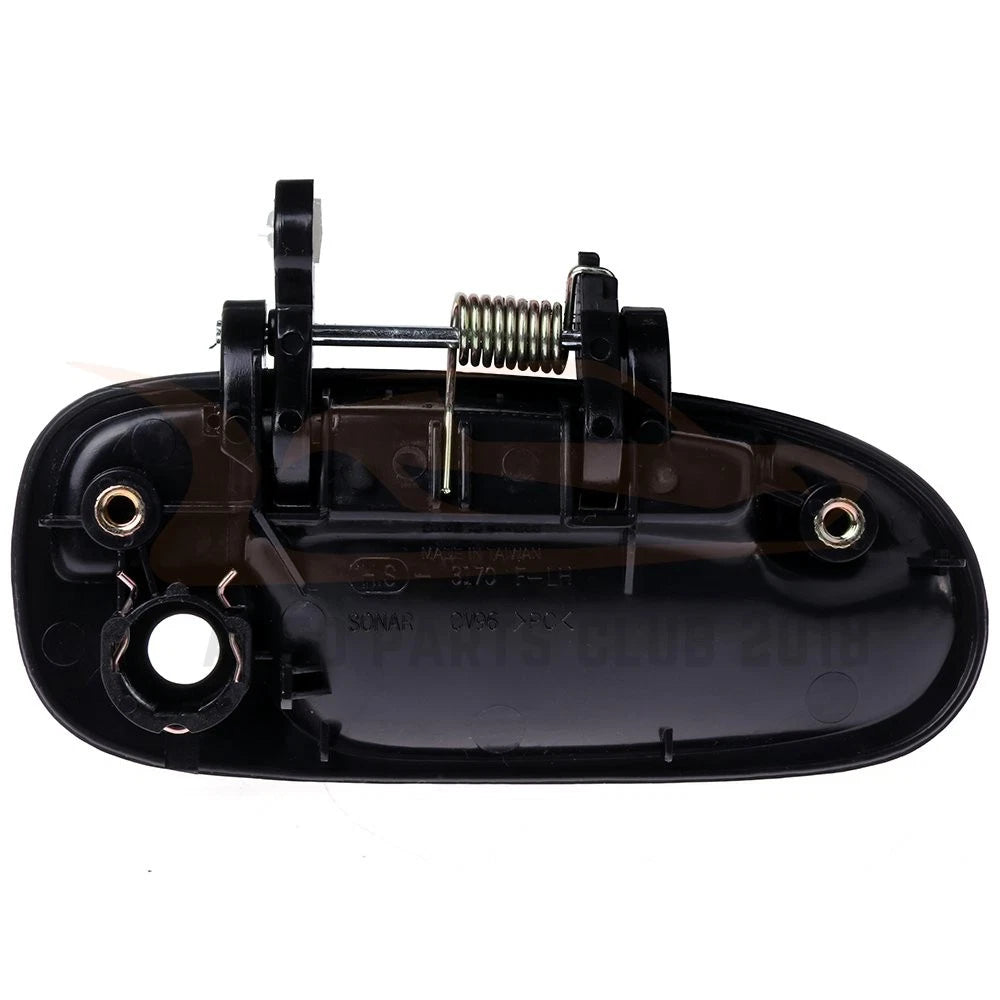 Front Exterior Door Handle for Honda (1996-2000) Left Driver Side Black