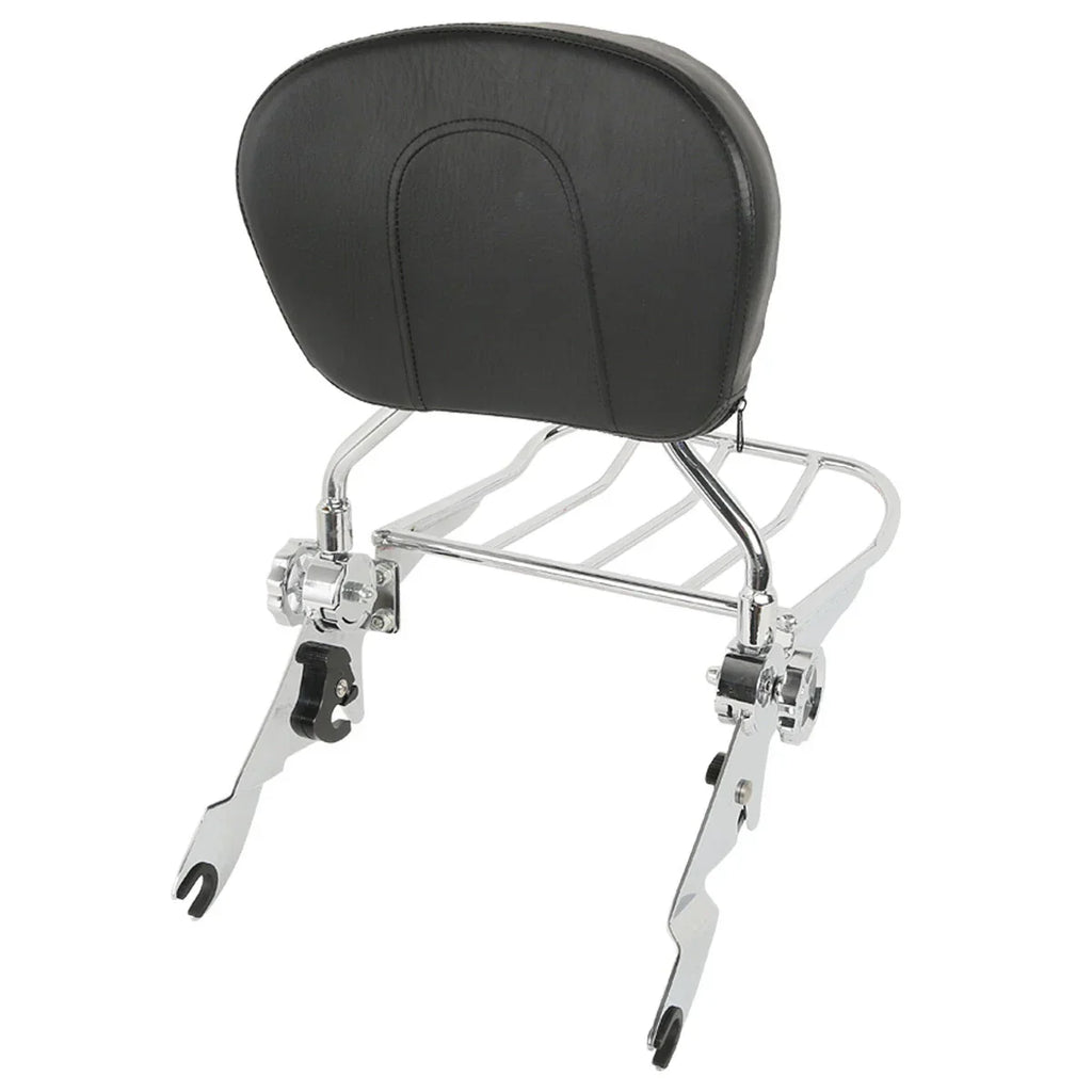 Backrest Sissy Bar Luggage Rack for Harley Touring Electra Glide (2009-2025)