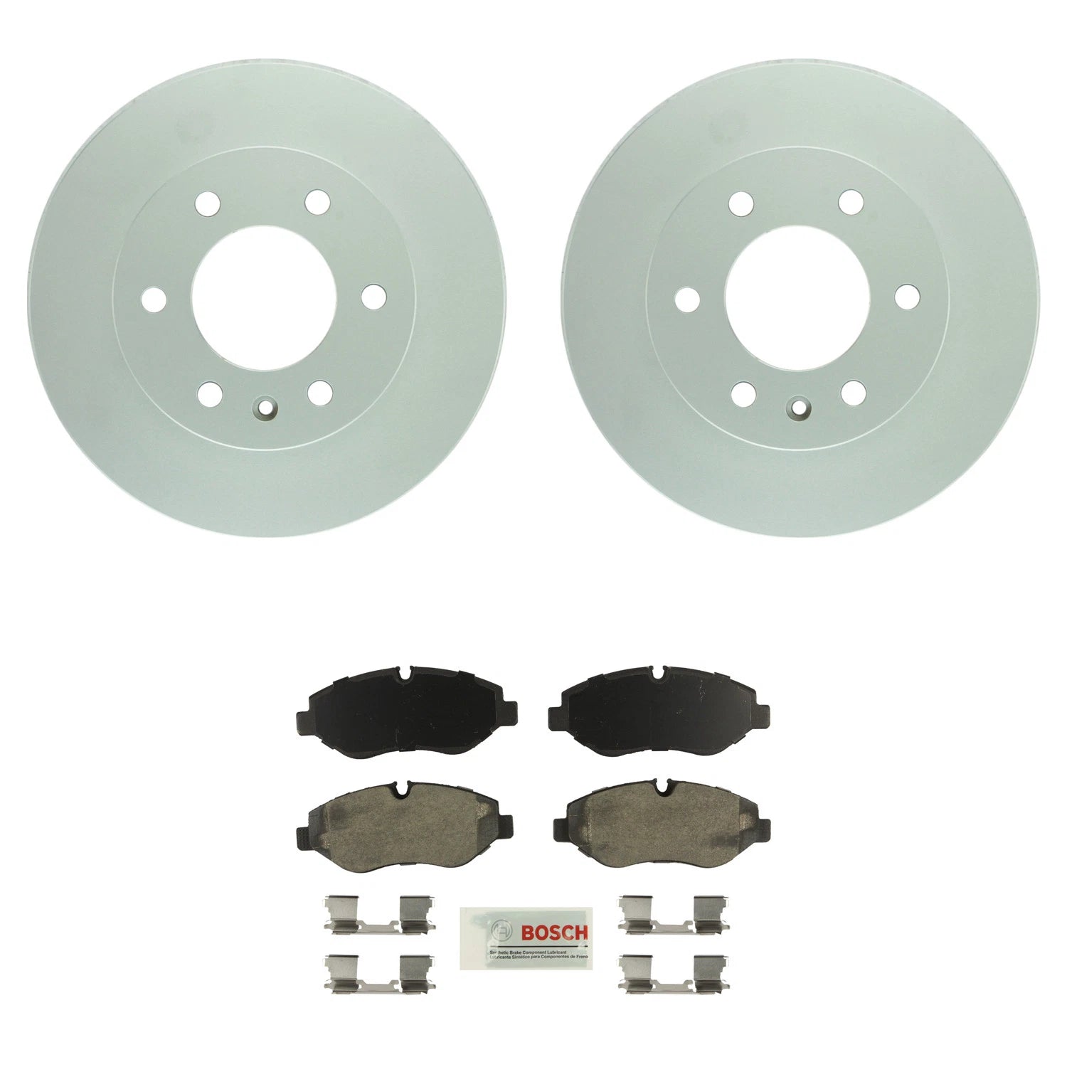 Bosch Front Rotors & Semi-Metallic Brake Pad Kit for W906 Sprinter 2500 (2007–2018)