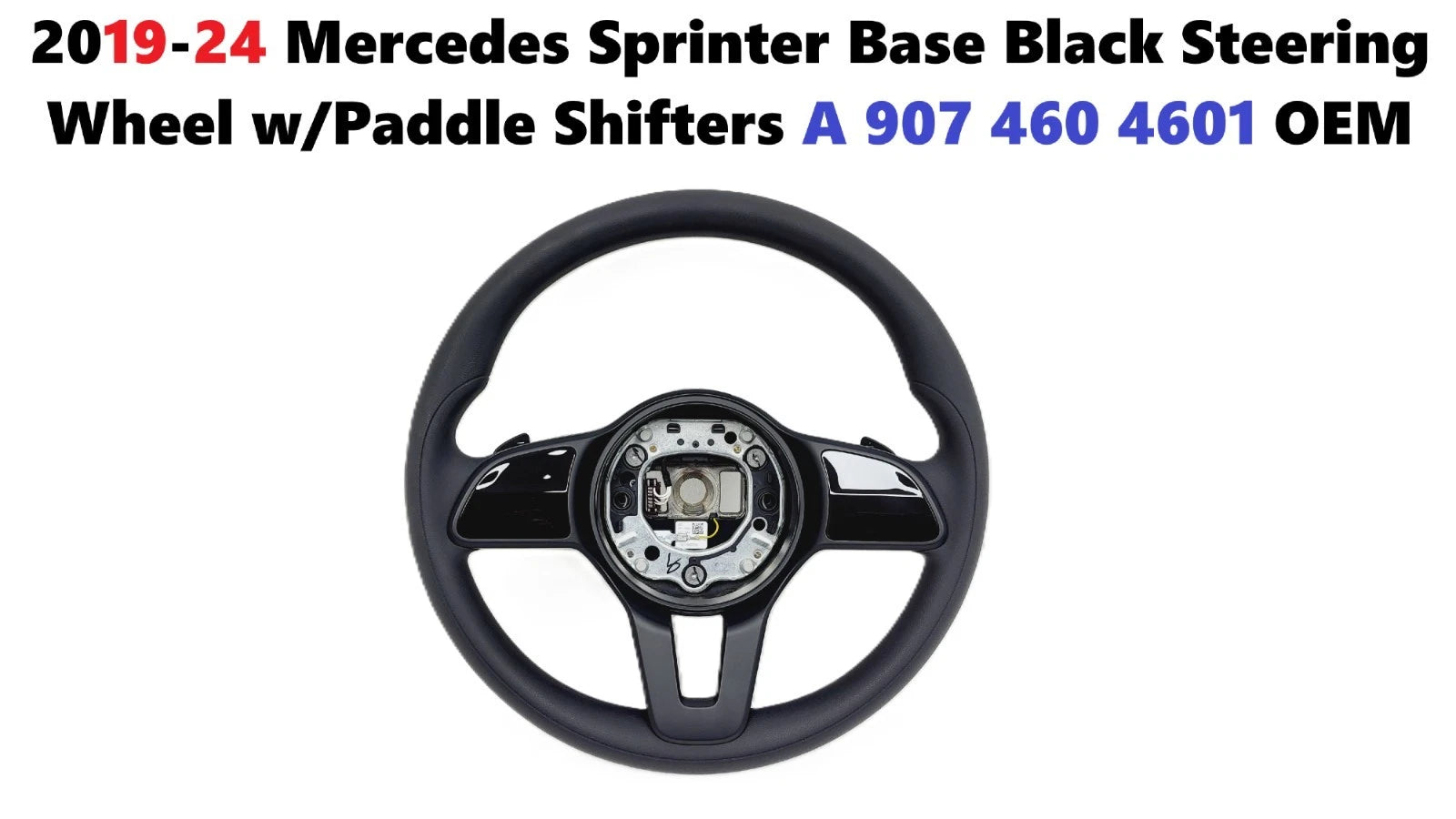 Steering Wheel with Paddle Shifters for Mercedes Sprinter (2019–2024) A9074604601
