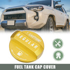 Fuel Tank Cap Cover for Toyota  Gold Tone