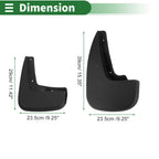 Mud Flaps Splash Guards for Chevrolet Equinox (2010–2017) W/ Mounts