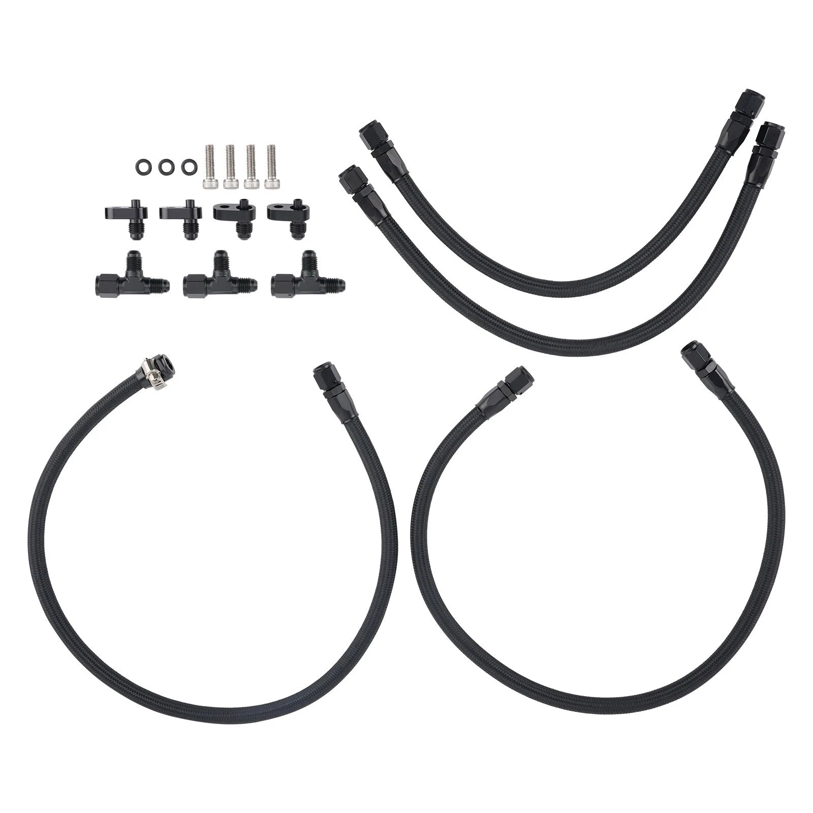4AN Steam Vent Hose Kit for LS1 LS2 LS6 LM7 (1997–2023) Black