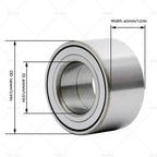 2X Wheel Bearing for Polaris RZR Ranger 800 XP 900 700 1000 (3514635)