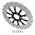11.8" Brake Rotor for Harley-Davidson Softail Dyna (2015-2024, 2006-2017) Black