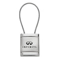 Satin-Chrome Cable Keychain - Officially Licensed for Infiniti