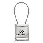 Satin-Chrome Cable Keychain - Officially Licensed for Infiniti