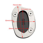 Kickstand Sidestand Enlarged Plate Pad for Speed Twin 1200 Thruxton 1200 (2019–2023)