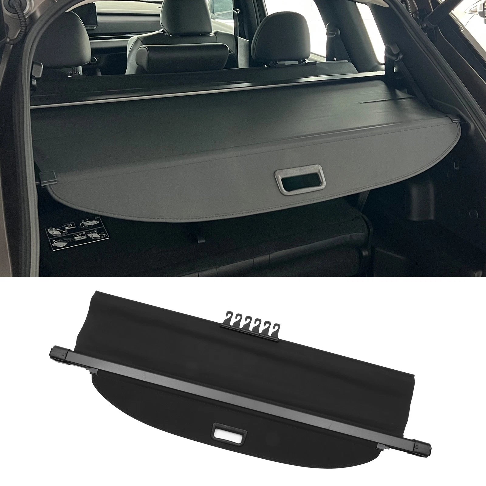 Retractable Cargo Cover for Mitsubishi Outlander (2022–2023) Gloss Black