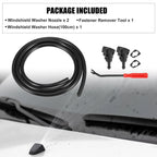 Set of 6 Front Windshield Washer Nozzles 5113049AA for Chrysler 300C (2004–2010)