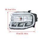 Headlight for Ford Maverick Lariat (2022–2024) Clear Housing w/LED DRL