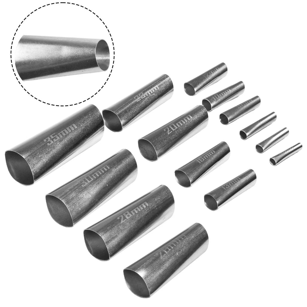 14pcs Stainless Steel Caulking Nozzle Applicator Sealant Tool