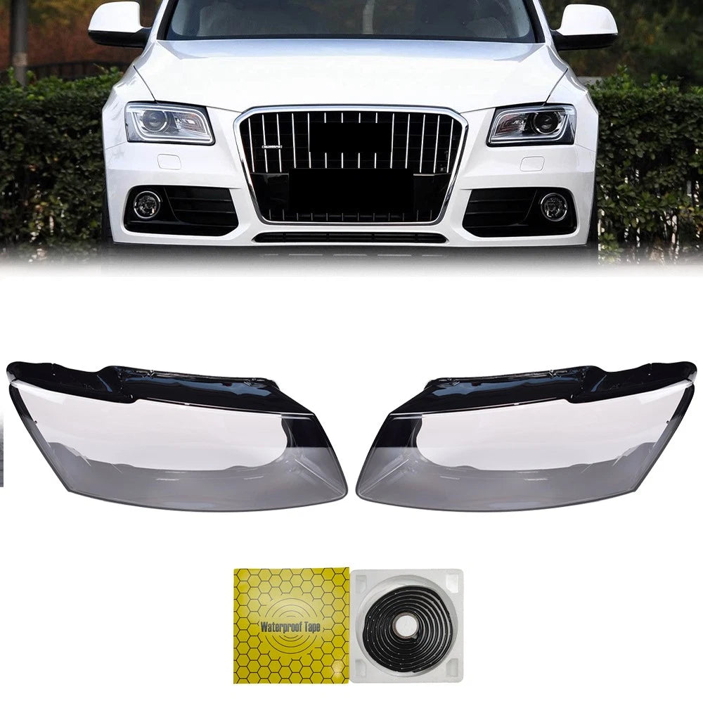 Headlight Lens Cover for Audi Q5 (2013–2017) Left & Right