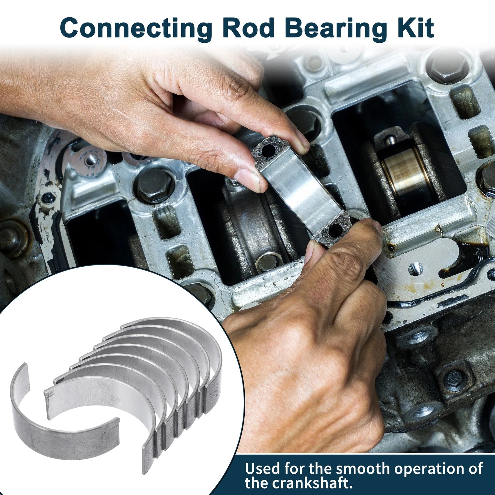 Connecting Rod Bearing Set No.FSY111SE0 for Mazda 626 
