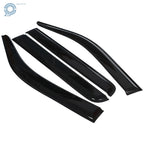 Set of 4 Windows Visors for Ford F150 Crew Cab (2009–2014) Rain Guard Deflector