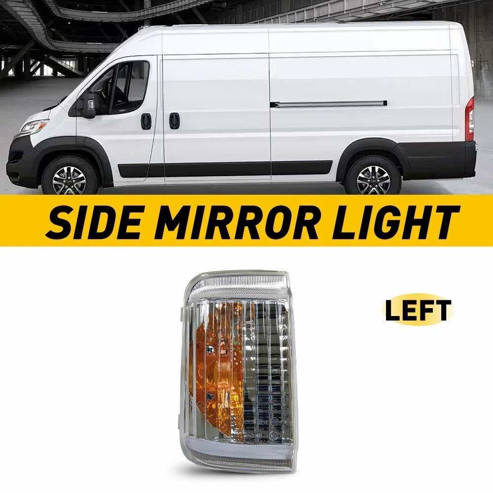 Driver Side Mirror Turn Signal Light for RAM Promaster 1500 2500 3500 (2014–2021)