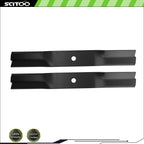 2 Lawn Mower Blades for John Deere 38" Cut (M82408, AM-100946, AM100946)